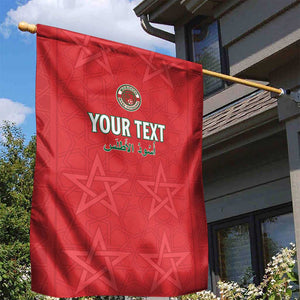 Custom Morocco Football Garden Flag Allez les Lions de lAtlas