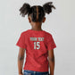 Custom Morocco Football Kid T shirt Allez les Lions de lAtlas