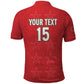 Custom Morocco Football Polo Shirt Allez les Lions de lAtlas