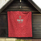 Custom Morocco Football Quilt Allez les Lions de lAtlas