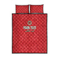 Custom Morocco Football Quilt Bed Set Allez les Lions de lAtlas