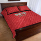 Custom Morocco Football Quilt Bed Set Allez les Lions de lAtlas