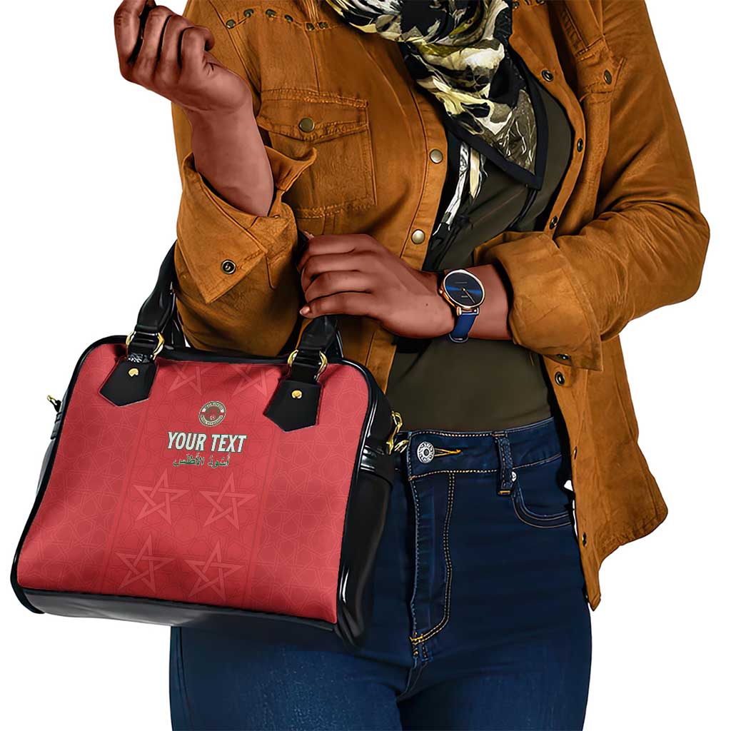 Custom Morocco Football Shoulder Handbag Allez les Lions de lAtlas