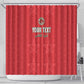 Custom Morocco Football Shower Curtain Allez les Lions de lAtlas