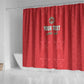 Custom Morocco Football Shower Curtain Allez les Lions de lAtlas