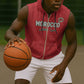 Custom Morocco Football Sleeveless Zip Hoodie Allez les Lions de lAtlas - African Pride