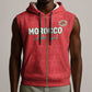 Custom Morocco Football Sleeveless Zip Hoodie Allez les Lions de lAtlas - African Pride