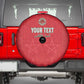 Custom Morocco Football Spare Tire Cover Allez les Lions de lAtlas