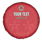 Custom Morocco Football Spare Tire Cover Allez les Lions de lAtlas