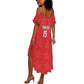 Custom Morocco Football Summer Maxi Dress Allez les Lions de lAtlas