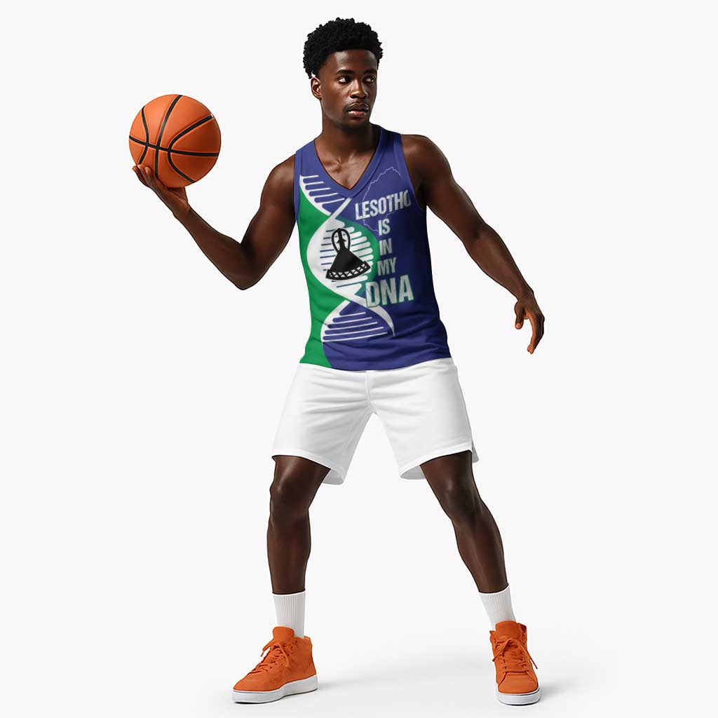 Lesotho Is In My DNA Basketball Jersey - African Pride