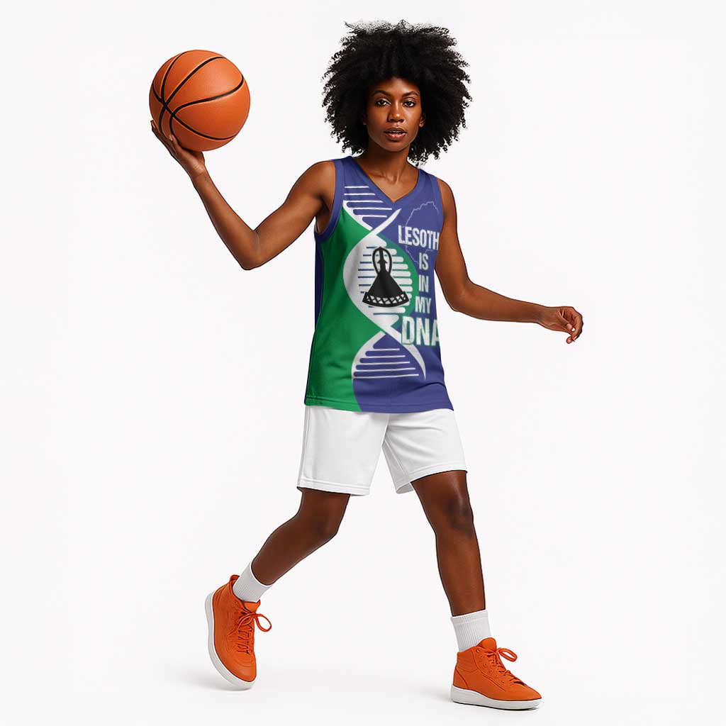 Lesotho Is In My DNA Basketball Jersey - African Pride