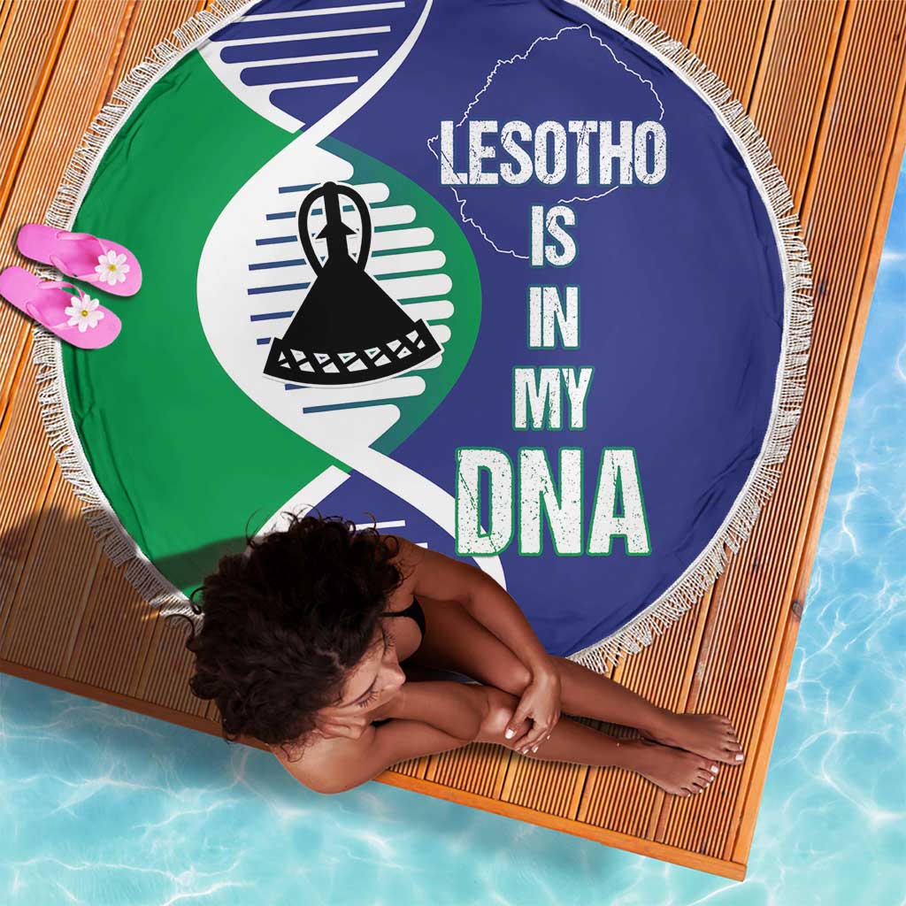 Lesotho Is In My DNA Beach Blanket