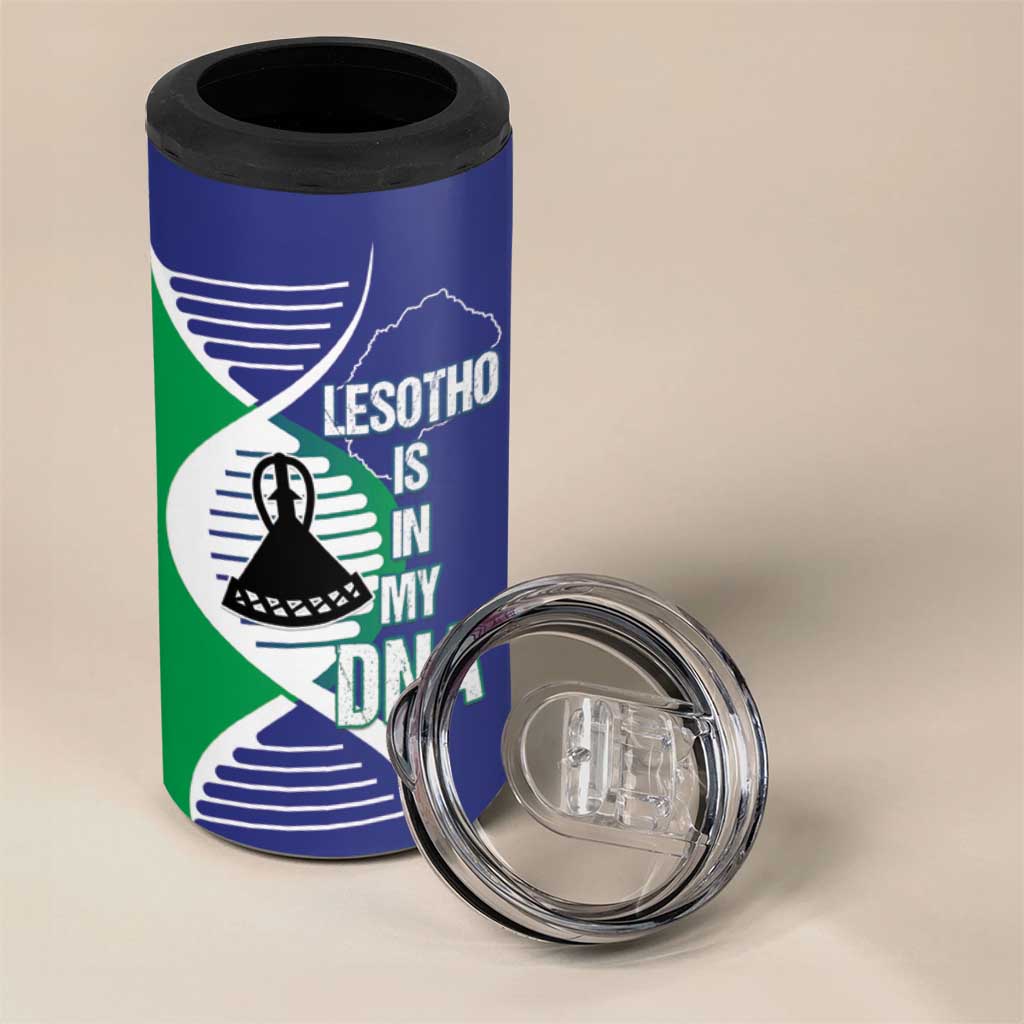 Lesotho Is In My DNA 4 in 1 Can Cooler Tumbler