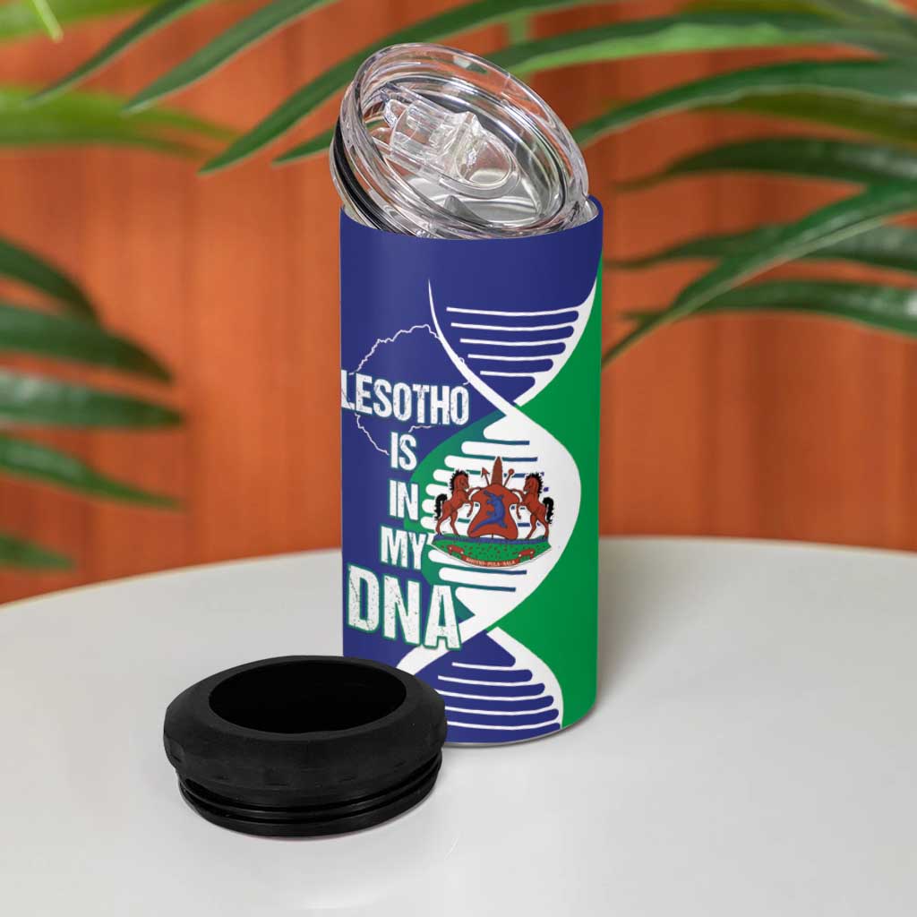 Lesotho Is In My DNA 4 in 1 Can Cooler Tumbler