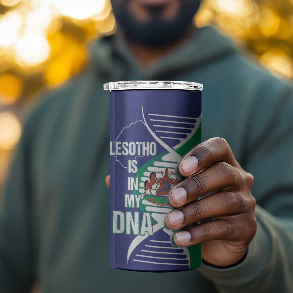 Lesotho Is In My DNA 4 in 1 Can Cooler Tumbler