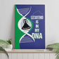 Lesotho Is In My DNA Canvas Wall Art
