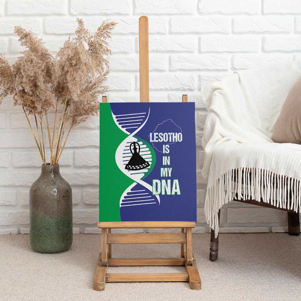 Lesotho Is In My DNA Canvas Wall Art