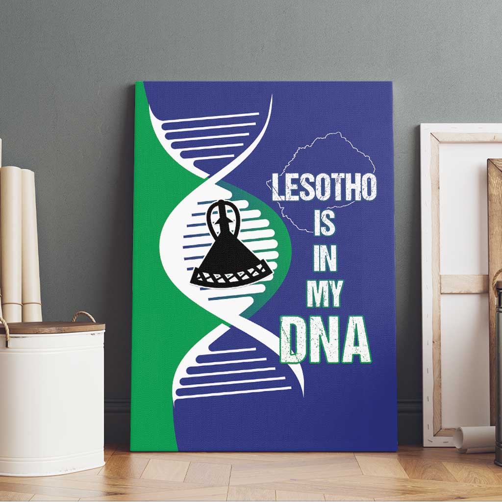 Lesotho Is In My DNA Canvas Wall Art