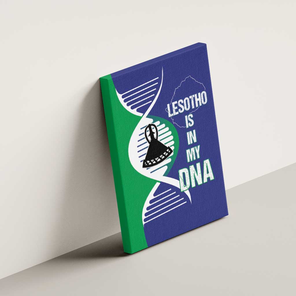 Lesotho Is In My DNA Canvas Wall Art