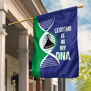 Lesotho Is In My DNA Garden Flag