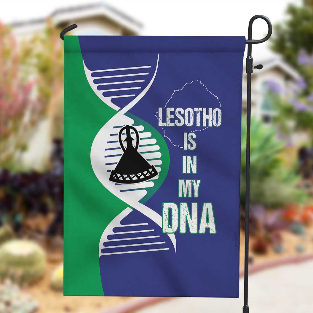 Lesotho Is In My DNA Garden Flag