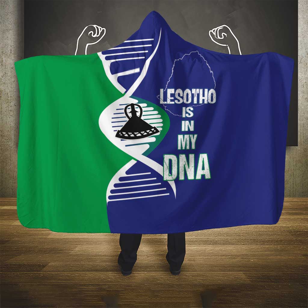 Lesotho Is In My DNA Hooded Blanket