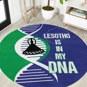 Lesotho Is In My DNA Round Carpet