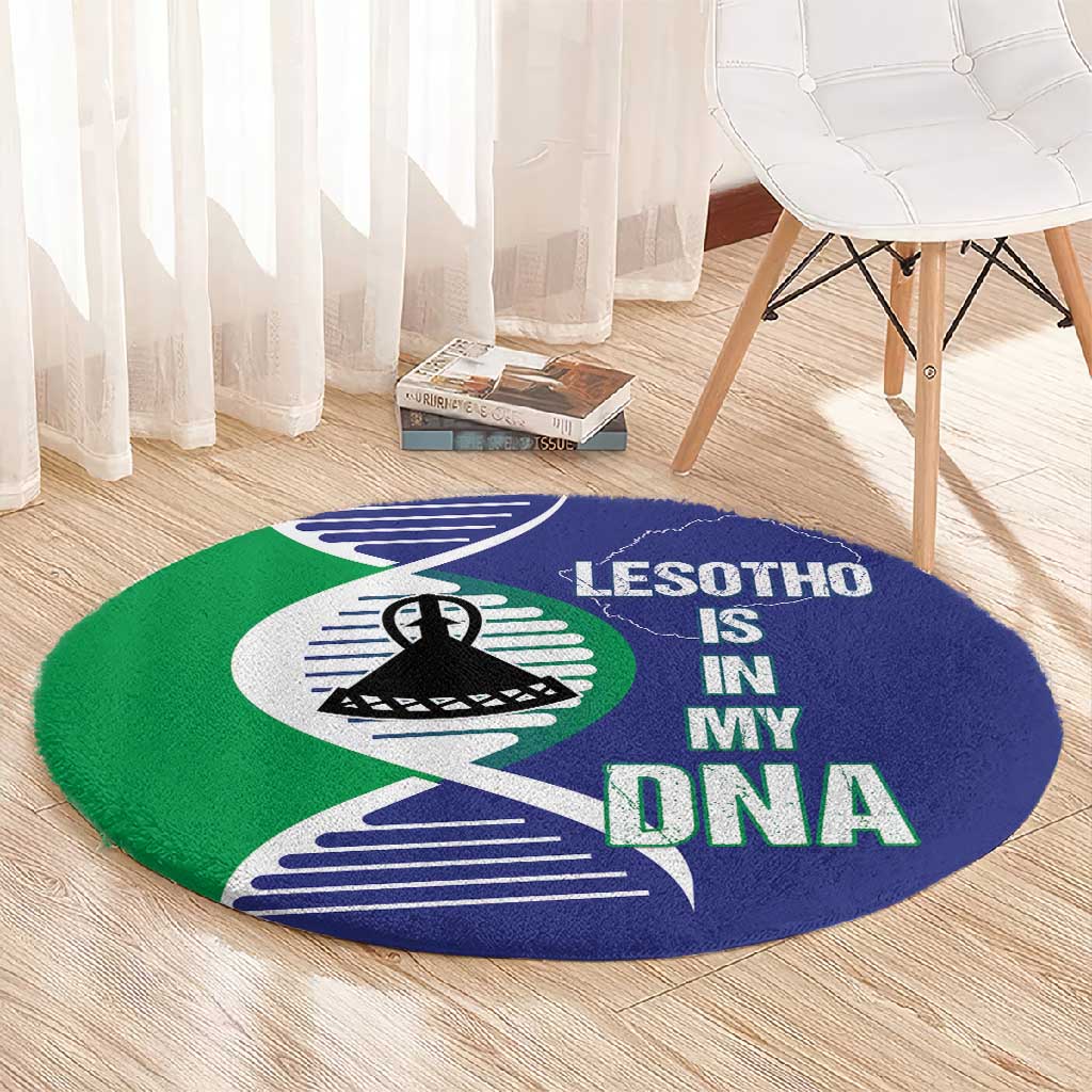Lesotho Is In My DNA Round Carpet