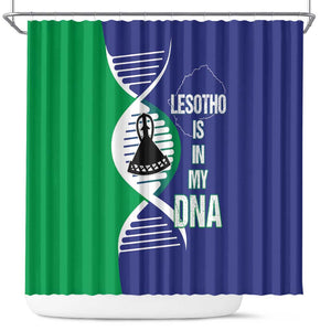 Lesotho Is In My DNA Shower Curtain