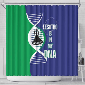 Lesotho Is In My DNA Shower Curtain