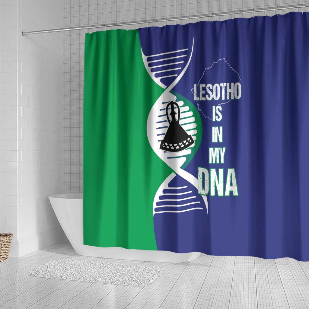 Lesotho Is In My DNA Shower Curtain