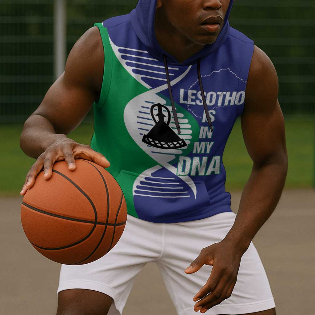 Lesotho Is In My DNA Sleeveless Hoodie - African Pride