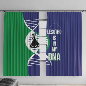Lesotho Is In My DNA Window Curtain