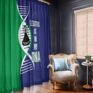 Lesotho Is In My DNA Window Curtain