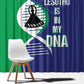 Lesotho Is In My DNA Window Curtain