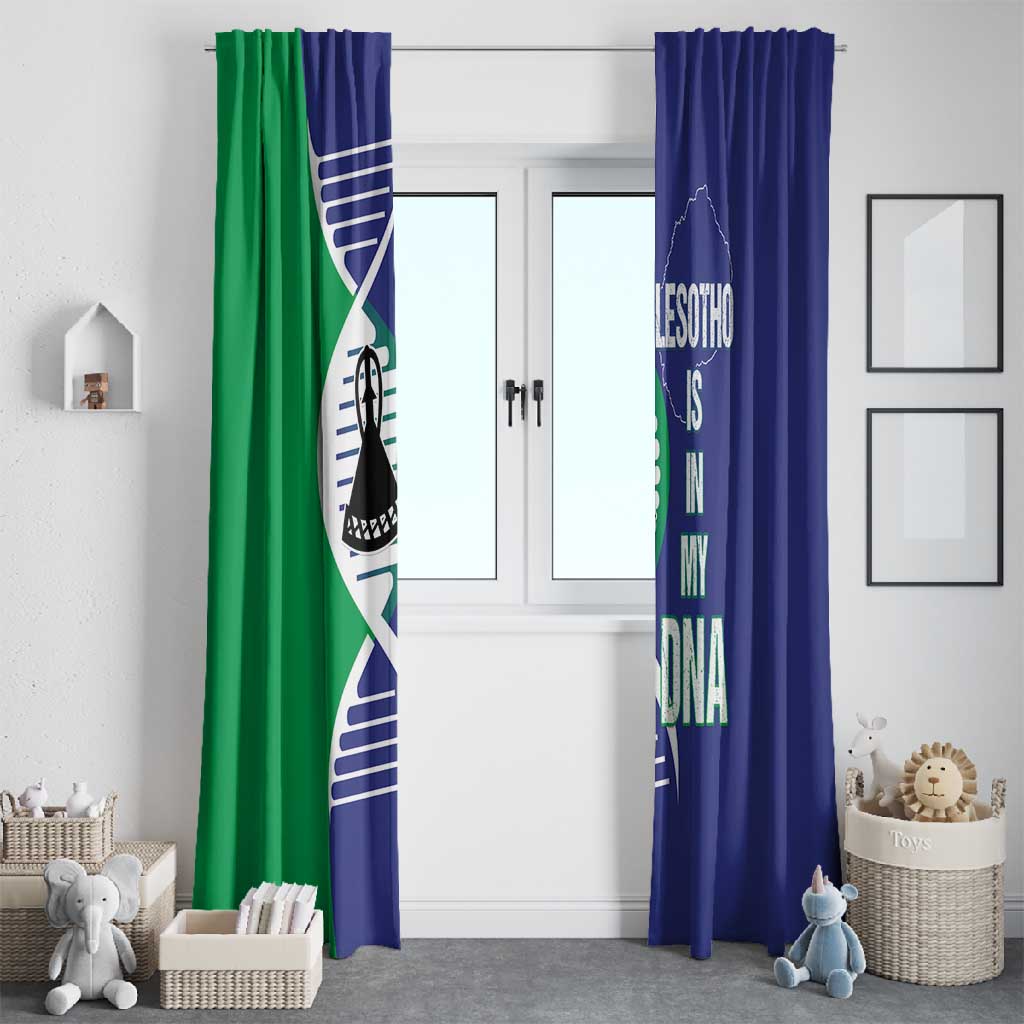 Lesotho Is In My DNA Window Curtain