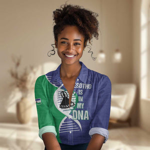 Lesotho Is In My DNA Women Casual Shirt