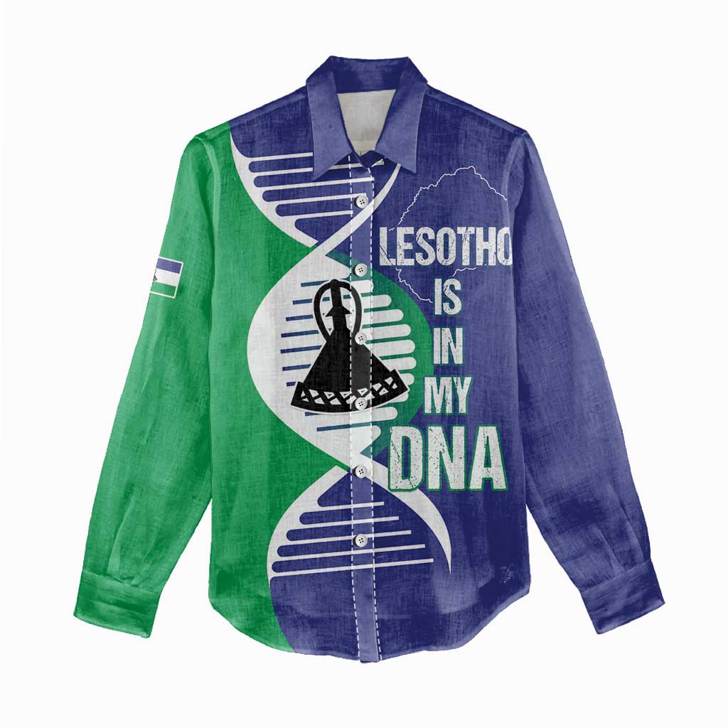 Lesotho Is In My DNA Women Casual Shirt