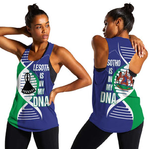 Lesotho Is In My DNA Women Racerback Tank