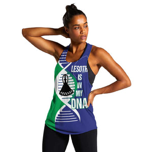 Lesotho Is In My DNA Women Racerback Tank