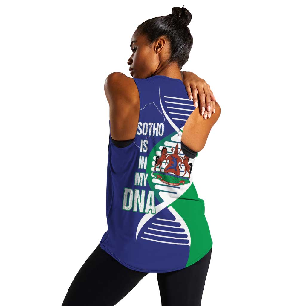 Lesotho Is In My DNA Women Racerback Tank