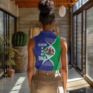 Lesotho Is In My DNA Women Sleeveless Polo Shirt