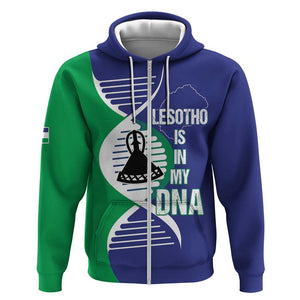 Lesotho Is In My DNA Zip Hoodie