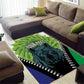 Personalised Afro Lesotho Area Rug Black Rhinoceros Aloe Polyphylla LT15