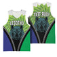Personalised Afro Lesotho Basketball Jersey Black Rhinoceros Aloe Polyphylla - African Pride