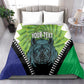Personalised Afro Lesotho Bedding Set Black Rhinoceros Aloe Polyphylla LT15