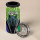 Personalised Afro Lesotho 4 in 1 Can Cooler Tumbler Black Rhinoceros Aloe Polyphylla