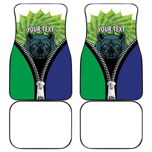 Personalised Afro Lesotho Car Mats Black Rhinoceros Aloe Polyphylla LT15