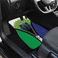 Personalised Afro Lesotho Car Mats Black Rhinoceros Aloe Polyphylla LT15